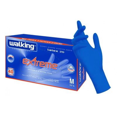 GUANTI EXTREME LATEX BLU PZ.50