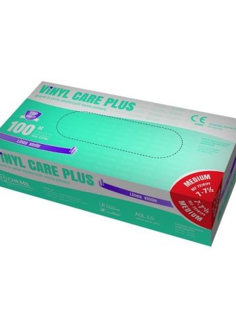 GUANTI VINILE CARE PLUS PZ.100 AQL 1,5