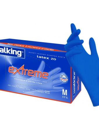 GUANTI EXTREME LATEX BLU PZ.50