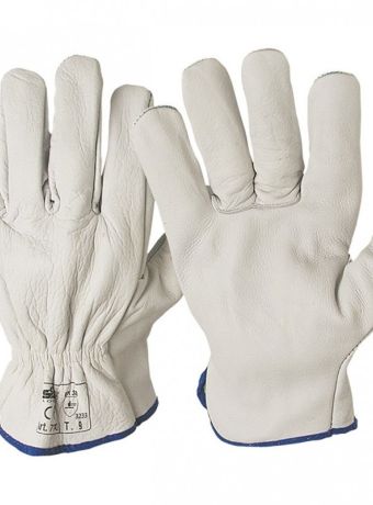 GUANTI FIORE OVOCAPRINO BIANCO G107M