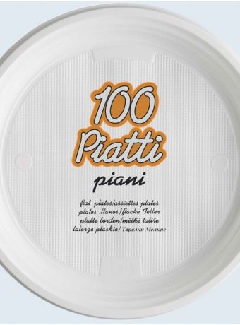PIATTI PIANI PZ. 100