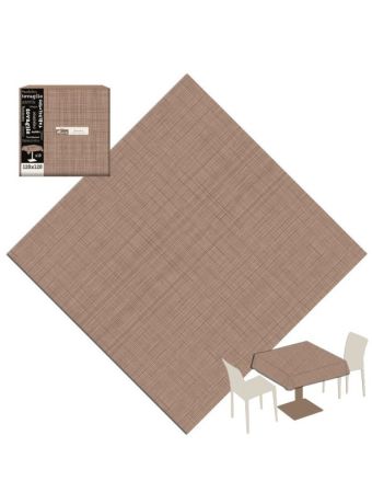 TOVAGLIA CARTA SOFT 120x120 GAIA CACAO
